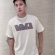 ルイヴィトン 偽物「LVM」ロゴ クルーネック 白Tシャツ vur41302