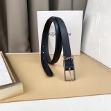 希少サンローラン 偽物 スクエアバックル付き モノグラム細ベルト 2.0cm Sau52110