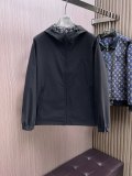 LV公式サイトでも同型で!両面のルイヴィトン​スーパー ​ジャケットを着て新しいモデルの男の人を開きます525 ss秋、元の完全なハイエンドのバージョン単三標M00618