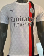 2023/24 AC Milan Away Whihte Player Version Soccer Jersey