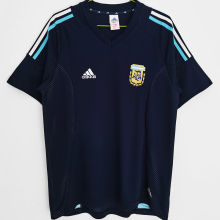 2002 Argentina Away Retro Soccer Jersey