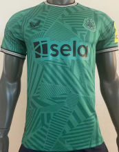 2023/24 Newcastle Away Green Player Version Soccer Jersey