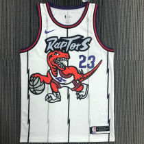 Toronto Raptors VANVLEET #23 Retro White NBA Jerseys