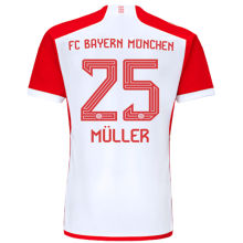 Müller #25 BFC 1:1 Quality Home Fans Jersey 2023/24