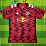 2024/25 New York Red Bull Home Red Fans Soccer Jersey 纽约红牛