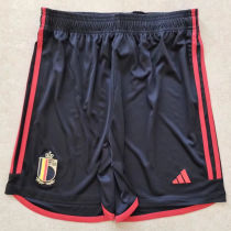 2022/23 Belgium Black Shorts Pants