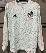 2023 Mexico White Fans Long Sleeve Jersey