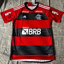 2023/24 Flamengo 1:1 Quality Home Fans Jersey (All Sponsor 全广告)
