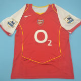 HENRY #14 ARS Home Retro Jersey 2004/05 (Have Patch 带2003-2004 金双臂章 FA Premier League Font 英超字体 ) ★★