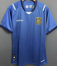 2023/24 Ecuador Away Blue Fans Soccer Jersey