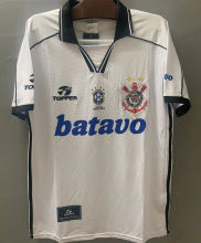 1999 Corinthians Home White Retro Jersey