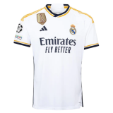 2023/24 RM Home 1:1 Quality Home White Fans Soccer Jersey