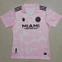 2023/24 Inter Miami x APE Pink Fans Jersey 黑色三边