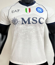 2023/24 Napoli Away White Player Version Jersey 带胸前金章