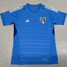 2023/24 Sao Paulo Blue Goalkeeper Soccer Jersey