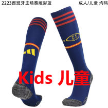 2022/23 Spain Home Blue Kids Sock