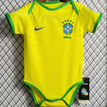 2022/23 Brazil Home Yellow Baby Suit