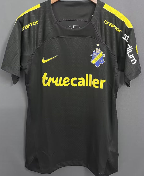 2023 AIK Solna Black Fans Soccer Jersey