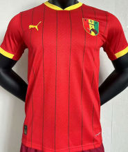2024 Guinee Away Red Player Version Soccer Jersey 几内亚