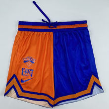 2023/24 NY Knicks Orange Blue NBA Pants