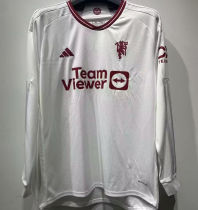 2023/24 M Utd Third White Fans Long Sleeve Jersey