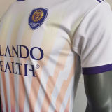 2022 Orlando City Away White Player Version Soccer Jersey