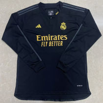 2023/24 RM Third Black Fans Long Sleeve Jersey