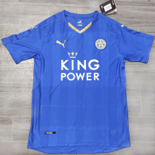 2015/16 Leicester City Home Blue Retro Soccer Jersey