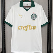 2024/25 Palmeiras 1:1 Quality Away White Fans Soccer Jersey