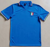 1982 Italy Home Blue Retro Soccer Jersey