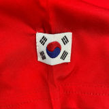 2002 South Korea Home Red Retro Soccer Jersey