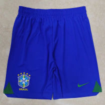 2022/23 Brazil Home Blue Shorts Pants
