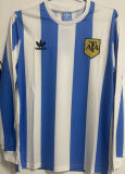 1978 Argentina Home Retro Long Sleeve Soccer Jersey