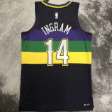 2023/24 Pelicans INGRAM #14 Black City Edition NBA Jerseys