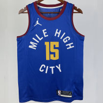 2023/24 Nuggets JOKIC #15 Blue NBA Jerseys