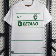 2023/24 Sporting CP Lisbon Away White Fans Jersey里斯本