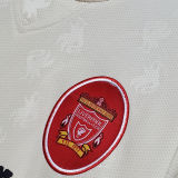 1996-97 LFC Away White Retro Soccer Jersey