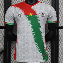 2024 Burkina Faso White Player Version Jersey
