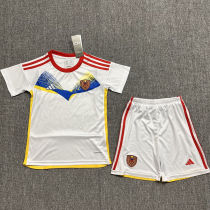 2024/25 Venezuela Away White Kids Soccer Jersey