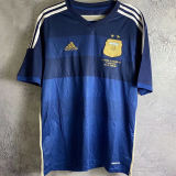 2014 Argentina Away Retro Soccer Jersey