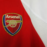 BERGKAMP #10 ARS Home Retro Jersey 2002/04 (Have Patch 带 2001-2002 金双臂章 FA Premier League Font 英超字体 ) ★★