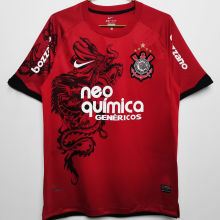 2011/12 Corinthians Third Red Retro Soccer Jersey