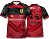 2022 Ferrari F1 Leclerc 16 Red Team T-Shirt