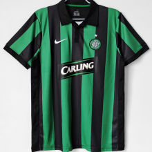 2005/06 Celtic Away Green Retro Soccer Jersey