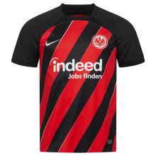 2023/24 Frankfurt Home Red Black Fans Soccer Jersey