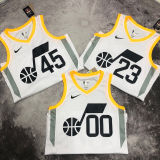 2023 Jazz MARKKANEN #23 White NBA Jerseys