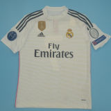 2014-2015 RM Home White Retro Soccer Jersey