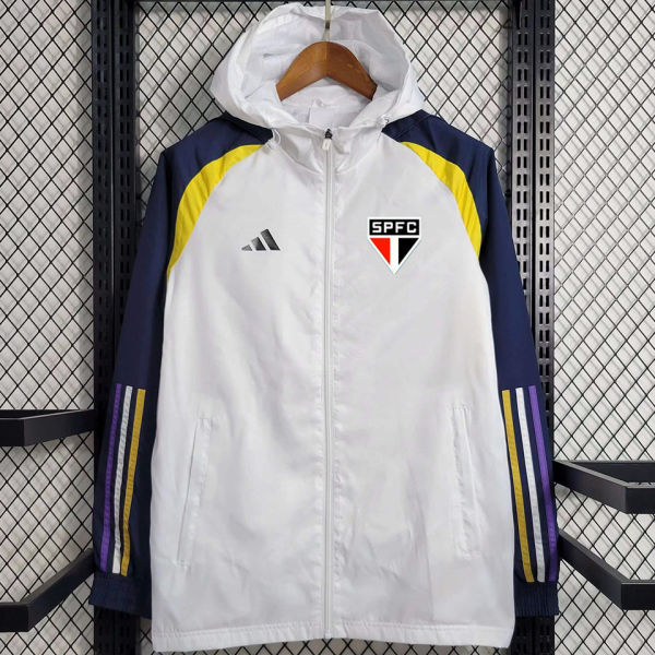 2023/24 Sao Paulo White Windbreaker