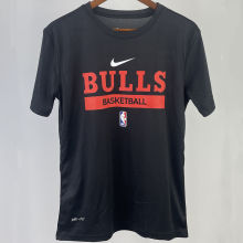 2023/24 Bulls Black Training Short sleeve NBA Jersey