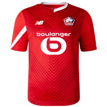 2023/24 Lille Home Red Fans Soccer Jersey